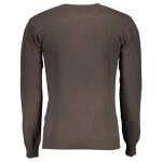 Us Polo Assn Brown Wool Men Sweater