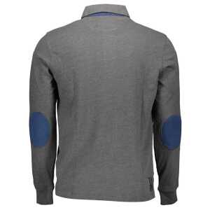 Us Polo Assn Gray Cotton Men Polo Shirt 5