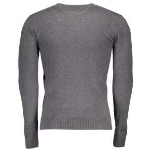 Us Polo Assn Gray Cotton Men Sweater