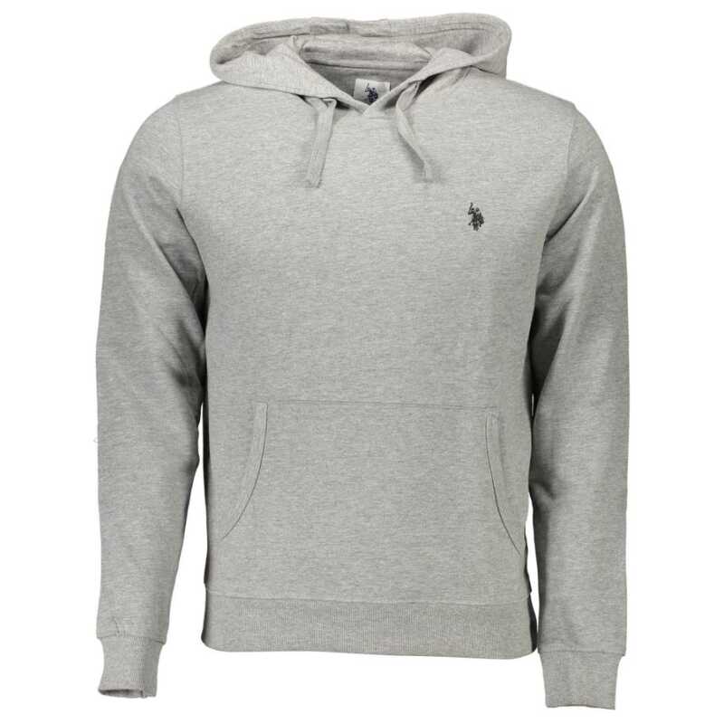 U.S. POLO ASSN. Gray Cotton Men Sweater, theFeinheit