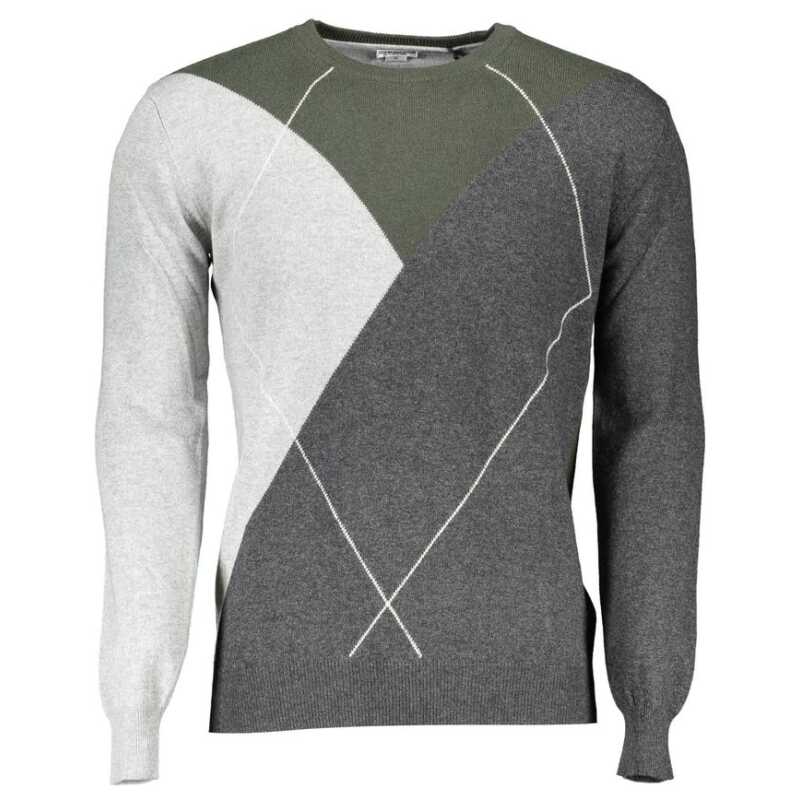 U.S. POLO ASSN. Gray Wool Men Sweater, theFeinheit