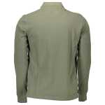 Us Polo Assn Green Cotton Men Polo Shirt