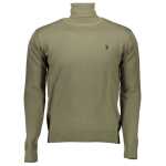 Us Polo Assn Green Cotton Men Sweater 2