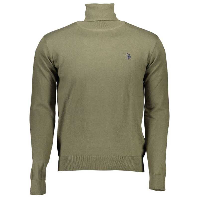 U.S. POLO ASSN. Green Cotton Men Sweater, theFeinheit