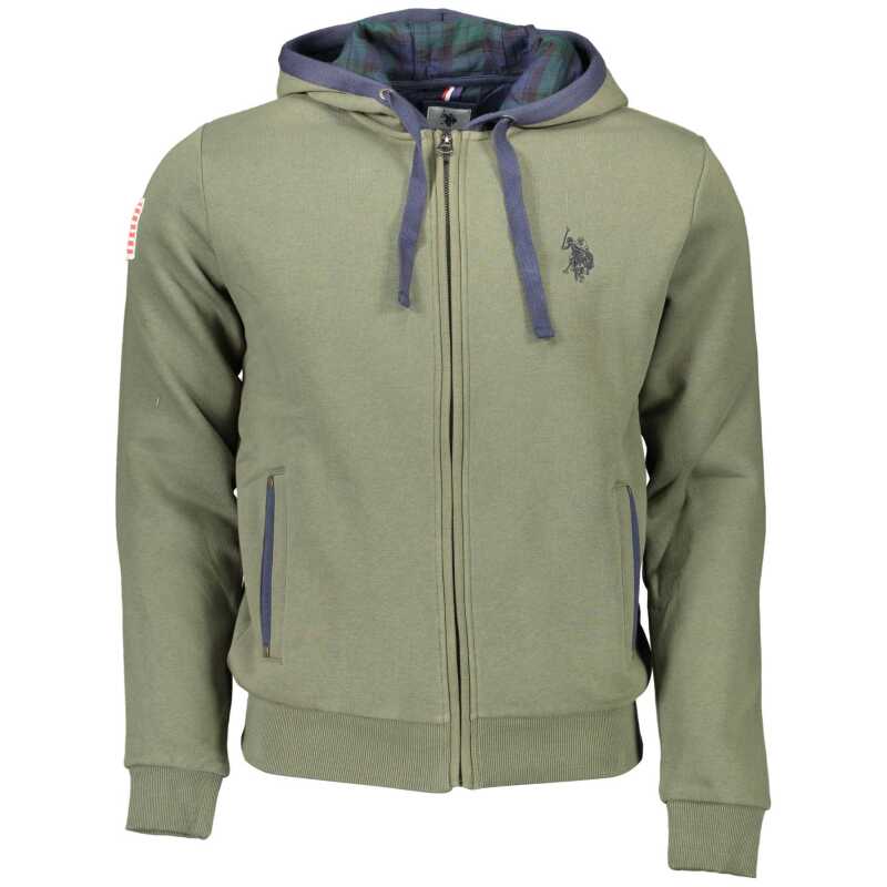 U.S. POLO ASSN. Green Cotton Men Sweater, theFeinheit