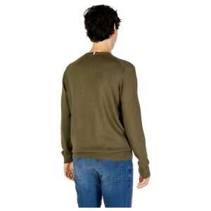 Us Polo Assn Green Cotton Sweater