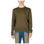 Us Polo Assn Green Cotton Sweater 5