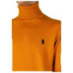 Us Polo Assn Orange Cotton Turtleneck 5
