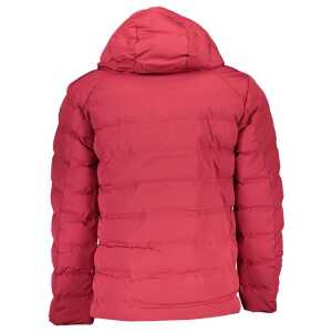 Us Polo Assn Red Polyamide Men Jacket