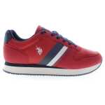 Us Polo Assn Red Polyester Sneaker 4
