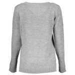 Us Polo Assn Silver Wool Women Sweater