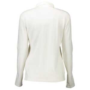 Us Polo Assn White Cotton Women Polo Shirt