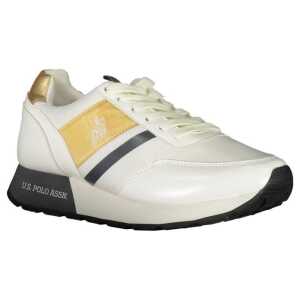 Us Polo Assn White Polyester Sneaker 3