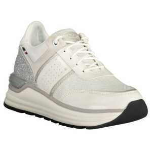 Us Polo Assn White Polyester Sneaker 9
