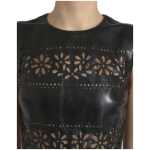 Valentino Elegant Black A Line Mini Dress 3