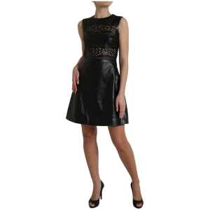 Valentino Elegant Black A Line Mini Dress