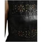 Valentino Elegant Black A Line Mini Dress 4