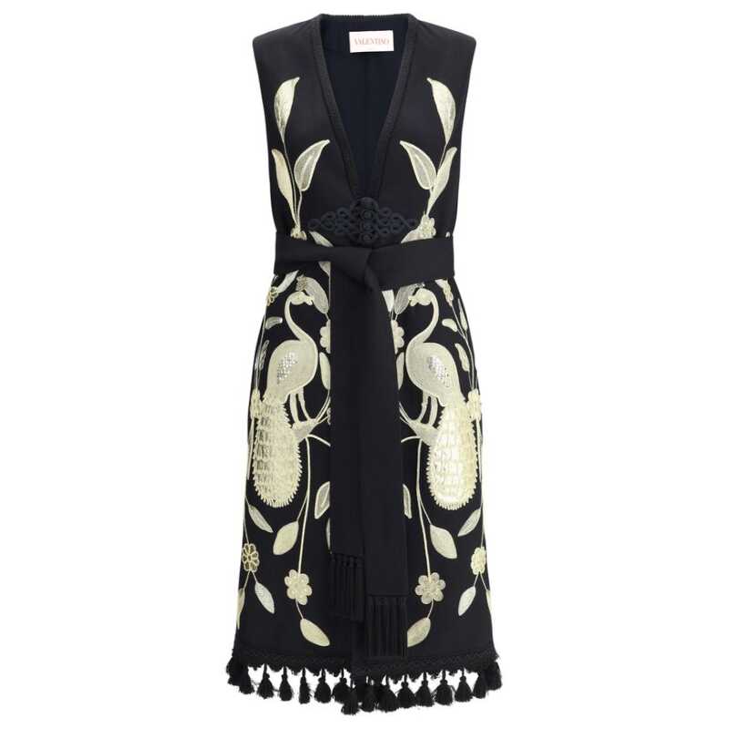 Valentino Embroidered long Vest, theFeinheit