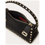 Valentino Garavani Black Garnet Calfskin Small Rockstud Shoulder Bag 7