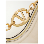 Valentino Garavani Ivory Leather Small Hobo Vlogo Shoulder Bag 4