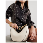 Valentino Garavani Ivory Leather Small Hobo Vlogo Shoulder Bag 6