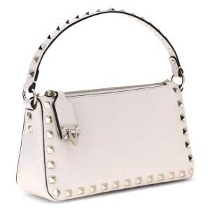 Valentino Garavani Rockstud Zip Up Shoulder Bag 10