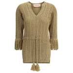 Valentino Lurex Knit Short Dress