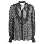 Valentino Polka Dot Silk Shirt