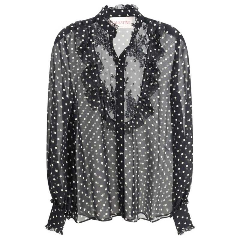 Valentino Polka dot silk Shirt, theFeinheit
