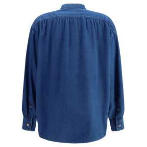 Valentino Ruffle Denim Shirts 2