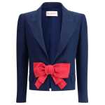 Valentino Single Breasted Blazer With Bow