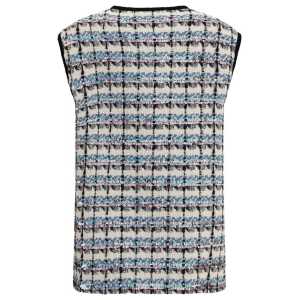 Valentino Tweed Vest With Sequins 2