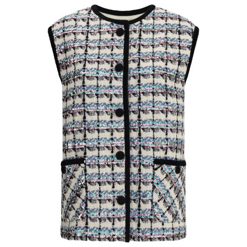 Valentino Tweed Vest with sequins, theFeinheit