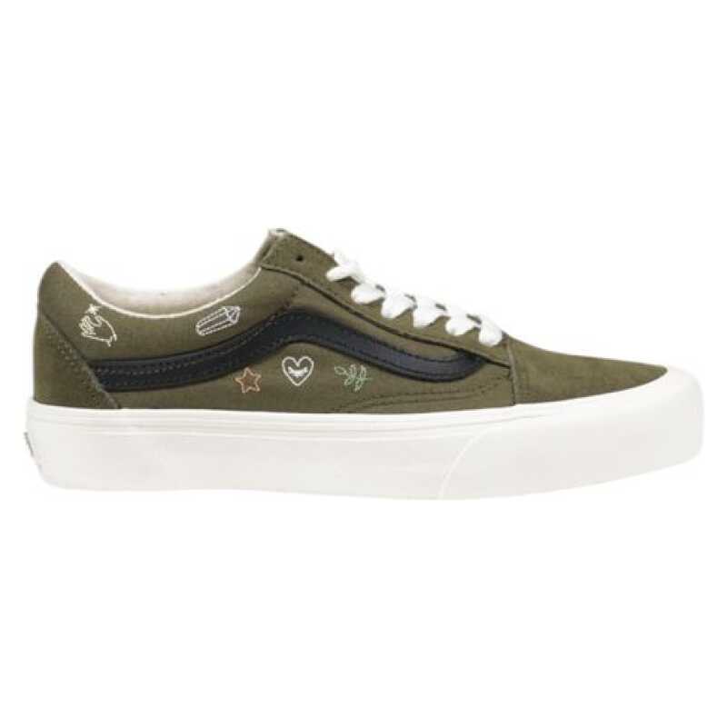 Vans Green Leather Sneaker, theFeinheit