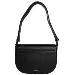Versace Black Grainy Calf Leather Logo Crossbody Shoulder Bag 2