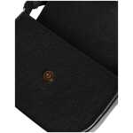 Versace Black Grainy Calf Leather Logo Crossbody Shoulder Bag 3