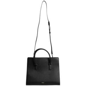 Versace Black Large Leather Top Handle Shoulder Crossbody Bag 2