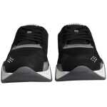 Versace Black Leather Neoprene Chunky Low Top Sneakers Squalo Shoes