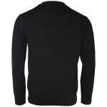 Versace Black Medusa Embroidery Crew Neck Pullover Sweater 3