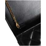 Versace Black Quilted Nappa Leather Crossbody Shoulder Bag 4