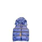 Versace Elegant Black Logo Band Vest With Detachable Hood