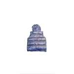 Versace Elegant Black Logo Band Vest With Detachable Hood 2