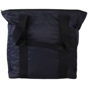 Versace Elegant Blue Nylon Tote Bag