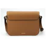 Versace Elegant Calf Leather Shoulder Bag In Brown