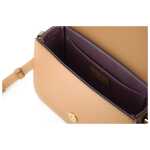 Versace Elegant Calf Leather Shoulder Bag In Brown 4