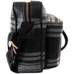 Versace Elegant Grey Leather Crossbody Bag 2
