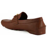 Versace Elegant Medusa Embossed Leather Loafers 2