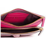 Versace Elegant Pink Leather Pouch Clutch 6