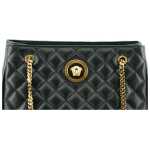 Versace Elegant Quilted Nappa Leather Tote Bag 4