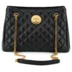 Versace Elegant Quilted Nappa Leather Tote Bag 7